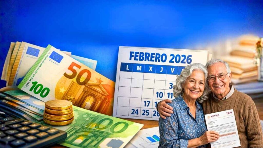 Pensión febrero 2026 jubilados reciben pago confirmado de 1.250€