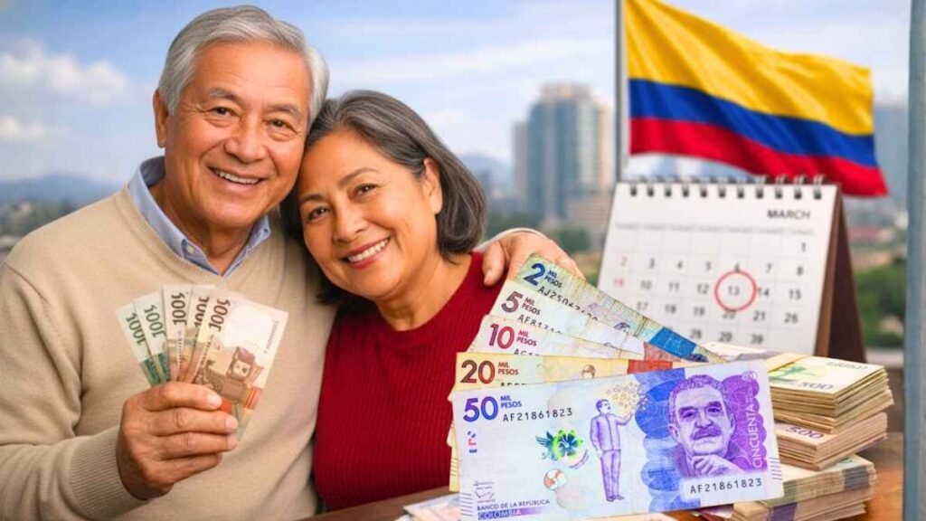 Pensionados en Colombia reciben giros de $320000 calendario oficial de pagos